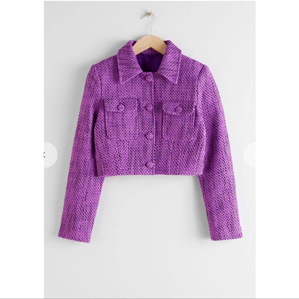 & Other Stories Tweed Blazer